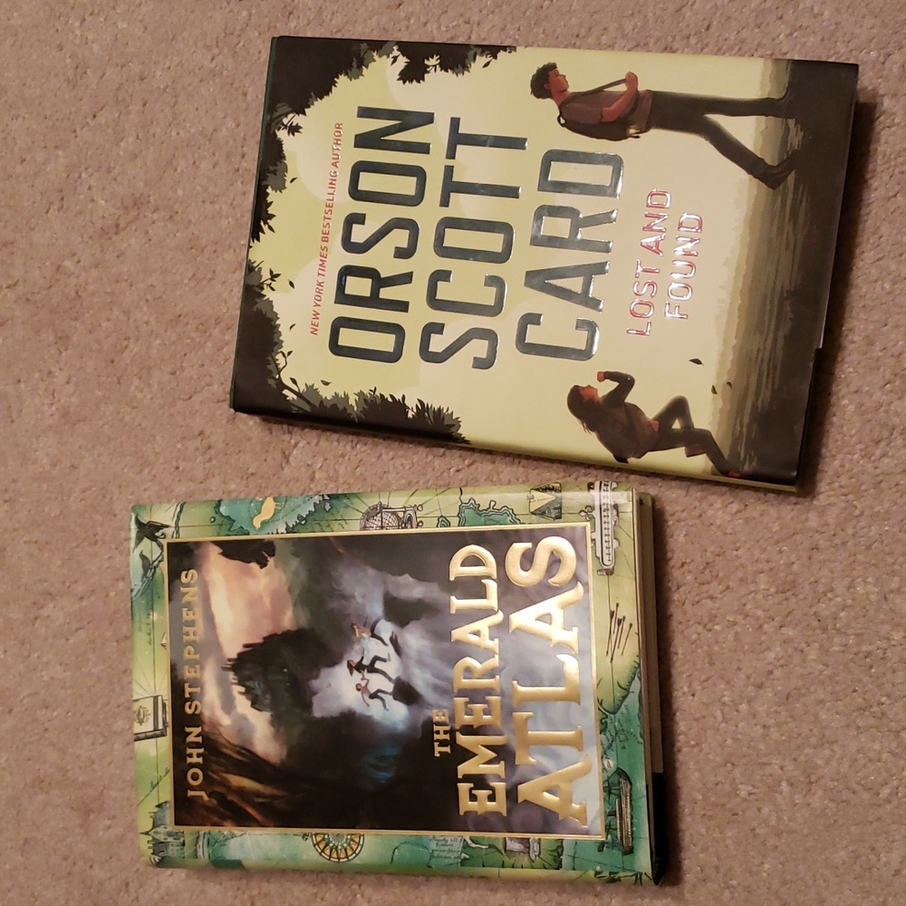 The Emerald Atlas by John Stephens & Lost and Found by Orson Scott Card